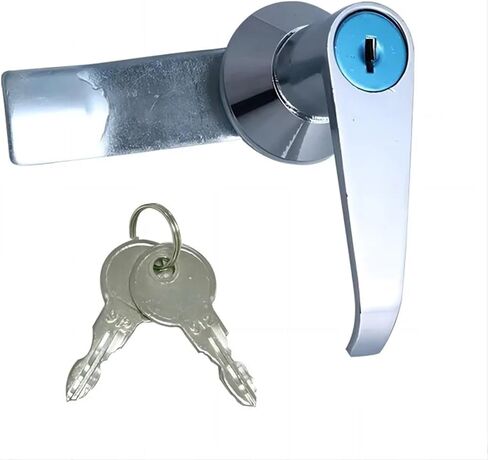 Zinc Alloy Electric Cabinet Lock Drawer Handle Lock with Key Cabinet Door Lock Handle Locks 1Pcs in Saudi Arabia