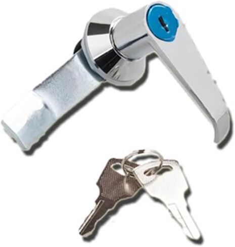 Zinc Alloy Electric Cabinet Lock Drawer Handle Lock with Key Cabinet Door Lock Handle Locks 1Pcs in Saudi Arabia