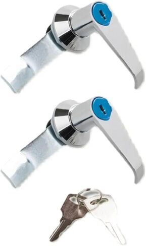 Zinc Alloy Electric Cabinet Lock Drawer Handle Lock with Key Cabinet Door Lock Handle Locks 1Pcs in Saudi Arabia