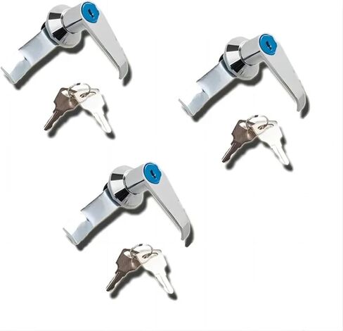 Zinc Alloy Electric Cabinet Lock Drawer Handle Lock with Key Cabinet Door Lock Handle Locks 1Pcs in Saudi Arabia