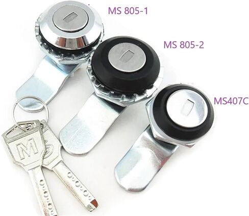 Electric Cabinet Box Cam Lock,Black MS407, Industrial Chassis Cabinet,Yacht Car Bathroom Window Hardware DIY MS479 1Pcs(MS 805-2) in Saudi Arabia