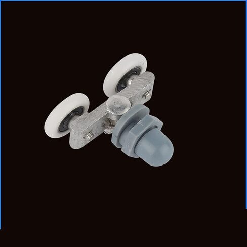 19 23 25 27mm Glass Sliding Door Swinging Double Wheel Pulley Bearing Rollers Runners Wheels 1Pcs(27mm) in Saudi Arabia