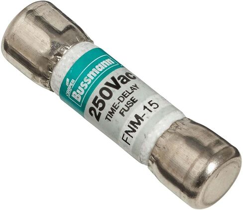Cooper Bussmann BP/FNM-15 125-Volt Type FNM Time Deling Cartridge Midget Fuse ، 2 Pack in Saudi Arabia