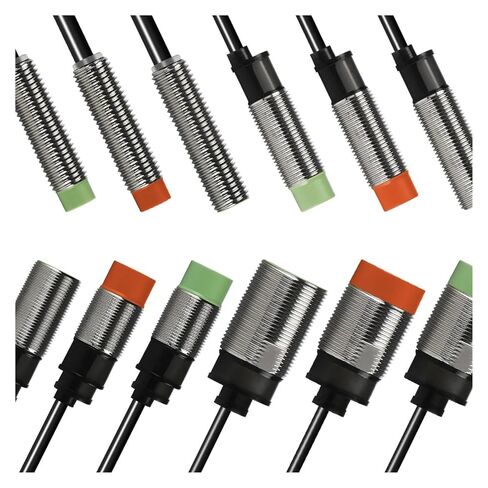 PR12 استشعار القرب الاستقرائي PR12-4DN PR12-4DP M12 نوع قصير من النوع القرب 4 مم غير التدفق 10-30V DC NPN PNP 2M (PR12-4AC) in Saudi Arabia