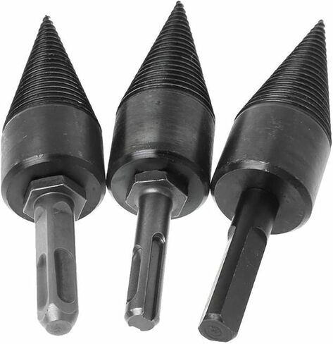 Firewood Splitter Machine Drill Wood Cone Punch Driver Drill Bit Split Drilling Tools 145x32mm/160x42mm 1Pcs(Hex Shank-32mm) in Saudi Arabia