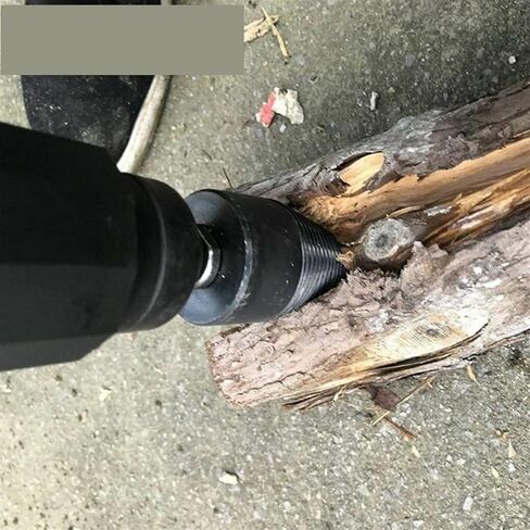 Firewood Splitter Machine Drill Wood Cone Punch Driver Drill Bit Split Drilling Tools 145x32mm/160x42mm 1Pcs(Hex Shank-32mm) in Saudi Arabia