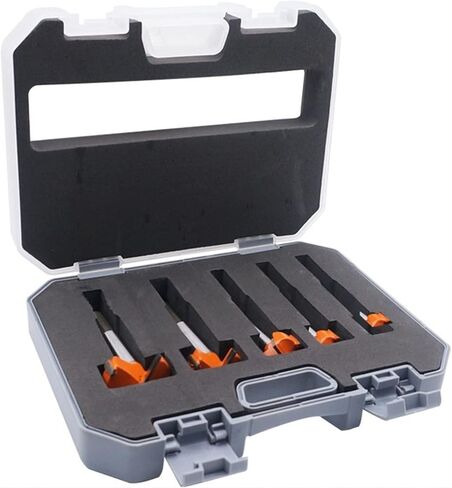 5PCS 15-35mm Woodworking Drill Bits Set Hole Saw Opener Carbide Tip Tool 15mm/20mm/25mm/30mm/35mm in Saudi Arabia