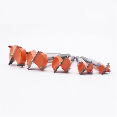 5PCS 15-35mm Woodworking Drill Bits Set Hole Saw Opener Carbide Tip Tool 15mm/20mm/25mm/30mm/35mm in Saudi Arabia