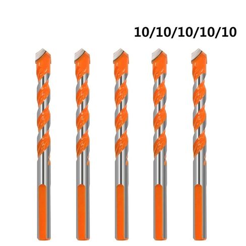 5PCS Drill Bits Set Multifunctional Concrete Tile Glass Ceramic Brick Wood Plastic 6/8/10/12mm Carbide Tipped Bit(12mm(5PCS)) in Saudi Arabia