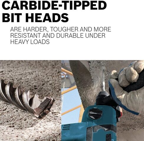 110mm Twist Electric Hammer Spiral Rotary Carbide Tip Masonry Concrete Wall Power Tool Impact Drill Bits 5/6/8mm 1Pcs(6x110mm) in Saudi Arabia