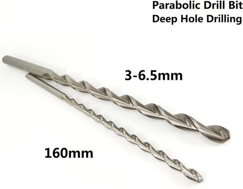 10pcs 3-6.5mmmx160mm بتات الحفر الطويلة HSS M2 الحفر العميق الحفر العميق لحديد سبيكة الصلب (6 مم 10 مساءً) in Saudi Arabia