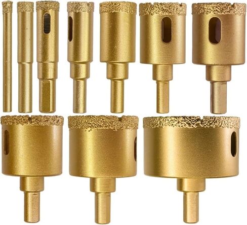 1PC 6-200mm Dry Vacuum Brazed Diamond Drilling Core Bit Ceramic Tile Hole Saw Granite Marble Drill Bits(75mm) in Saudi Arabia