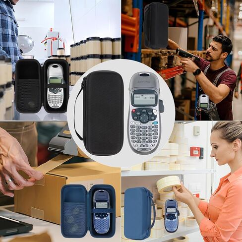حالة التخزين متوافقة مع Dymo Letratag 100H / 100H بالإضافة إلى صانع الملصقات المحمولة (العلبة السوداء) in Saudi Arabia