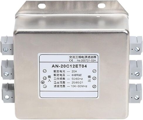 Servo Filter Purifier AN-20C12ET04 Terminal Type Three-Phase AC Power Filter 20A in Saudi Arabia