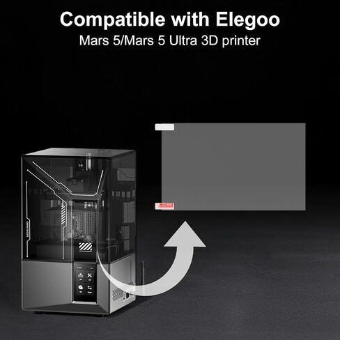واقي شاشة 5pcs لـ Elegoo Mars 5 & Mars 5 Ultra ، وضوحًا للوقاية من غلاف الشاشة المضاد للوقاية من الخدش. in Saudi Arabia