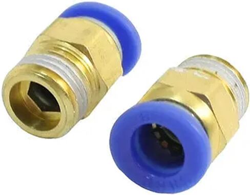 2pcs 1/4 "pt sale thread to 8mm الهواء الهوائية مقرنة مفصل سريع in Saudi Arabia