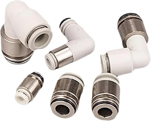 1pcs SY3 series H-L-C4-C6 SY5 Series H-C6-C8 Pneumatic Containerized Pressure Reducing Valve ARM5AA2 Accessory Connector(SY5 Series L-C8) in Saudi Arabia