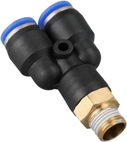 5/10pcs px4/6/8/10/12-01/02/03/04 y three-three-pneumatic j One Touch Push in y pneumatic Quick Mittings Air (px12-03 5pcs) in Saudi Arabia