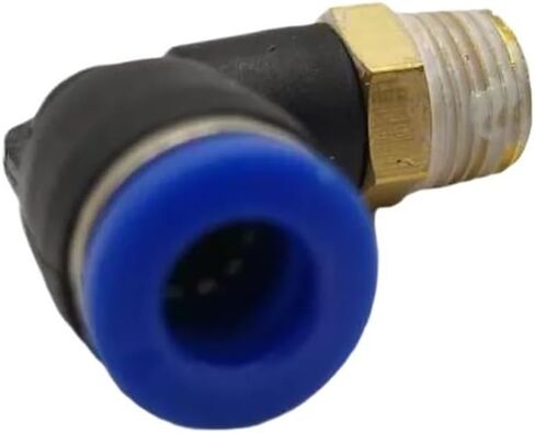 10pcs Pneumatic Connector L Shape PL 4/6/8/10/12mm Hose Tube M5 6 1/8 1/4 3/8 1/2 BSPT Thread Air Elbow Quick Coupling Fitting(PL4-01) in Saudi Arabia