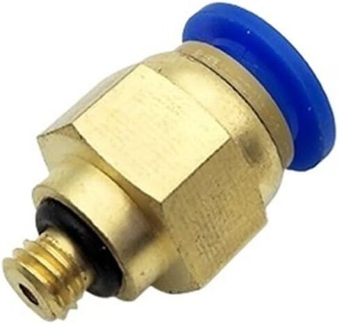 10 PCS M5 Thread 6mm Push In Tube Dia Pneumatic Air Quick Release Fittings Connector Joint in Saudi Arabia