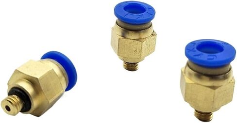 10 PCS M5 Thread 6mm Push In Tube Dia Pneumatic Air Quick Release Fittings Connector Joint in Saudi Arabia