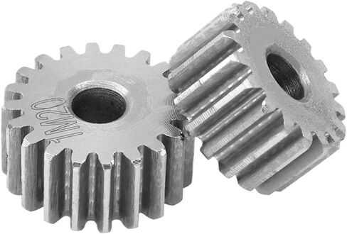 Pinion Hardware for Mechanical Rotation 1pcs Spur Gear 1M-12T/13T/14T/15T/16T/17T/18T/19T/20T Carbon Steel Cylindrical Gear Transmission Accessories(1M19T - Bore 6 mm) in Saudi Arabia