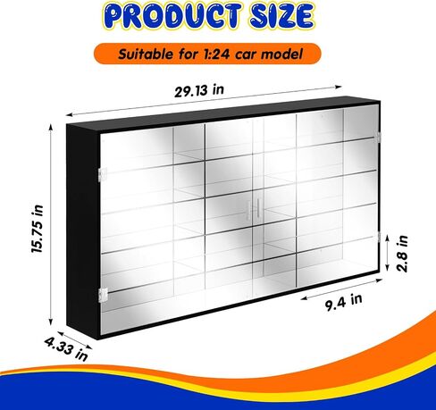 Juexica 1: 24 Clear Acrylic Toy Display Display Display Display Display Swher in Kuwait