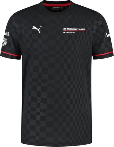 PUMA Porsche Motorsport Men's Team Tshirt - Black in Saudi Arabia