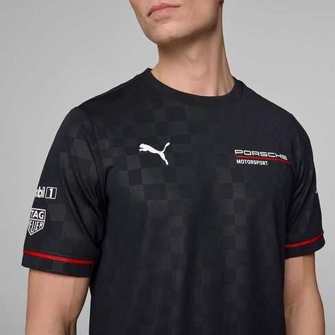 PUMA Porsche Motorsport Men's Team Tshirt - Black in Saudi Arabia