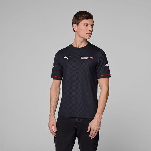 PUMA Porsche Motorsport Men's Team Tshirt - Black in Saudi Arabia