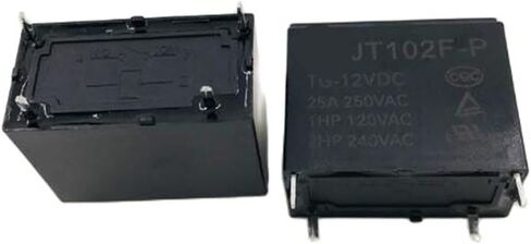 12V Relay JT102F-P-TG JT102FPTG JT102FPTG12VDC 12V 12VDC DC12V 25A 250VAC 4PIN 10Pcs' in Saudi Arabia