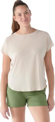 Smartwool Short Sleeve Swing Top Almond XL in Saudi Arabia