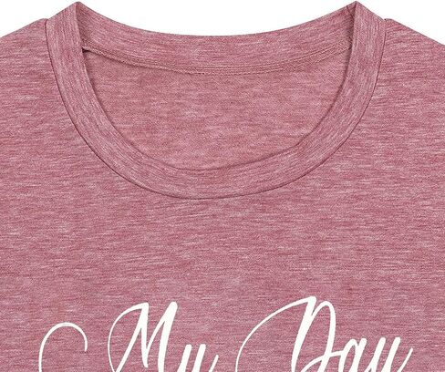Happy Birthday Shirts for Women My Day My Way My Birthday Letter Print Graphic Tees Girl T Shirt Cute Short Sleeve Tops in Kuwait