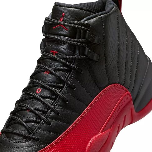 Nike Air Jordan 12 XII Retro 'Flu Game' Black/Varsity Red Men Lifestyle Systrele Sneakers Shoes CT8013-002 in Saudi Arabia