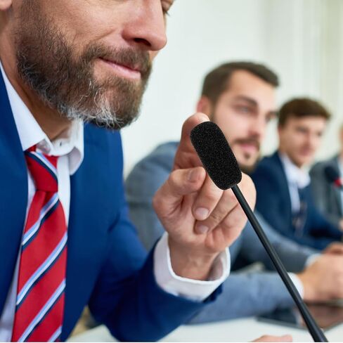 15 Pack Foam Mic Covers for Wireless Laval Operations Microphones, 1.5 Inch High Density Mic Headset Cover Foam Microphone Windscreen for Headset Lavalier Microphones Noise Reduction Fits Interviews in Saudi Arabia