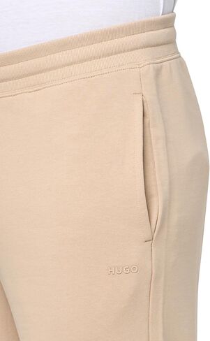 Hugo Men's Hit Logo French Terry Camuped Joggers in Kuwait