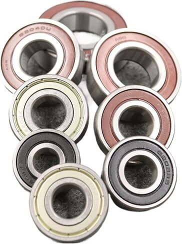 Bearing 6200 6201 6202 6203 6204 6205 RS DDU ZZ High Temperature Resistance Chrome Steel Rubber Sealed Deep Groove Ball Bearings(DDU (Rubber Cover),6205 ID25X52X15mm) in Saudi Arabia