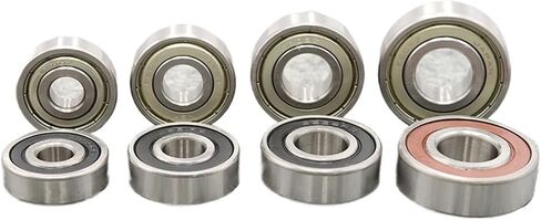 Bearing 6200 6201 6202 6203 6204 6205 RS DDU ZZ High Temperature Resistance Chrome Steel Rubber Sealed Deep Groove Ball Bearings(DDU (Rubber Cover),6205 ID25X52X15mm) in Saudi Arabia