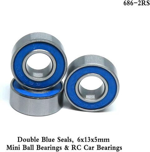 1pcs 6701 2RS 12x18x4 ABEC3 Thin Wall Bearing 12 18 4 6701RS 12 * 18 * 4 Power Tool Bearings 6700 61701 6702 2RS Blue Seal Bearing(MR63-2RS 3x6x2.5mm) in Saudi Arabia
