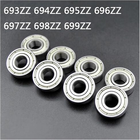 693ZZ 694ZZ 695ZZ 696ZZ 697ZZ 698ZZ 699ZZ MINI METAL MINITARE MINITURE BELLINGS for 3D/Quadcopter/Mode (693ZZ 3X8X4MM) in Saudi Arabia