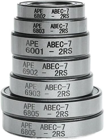 2pcs of 61902 Bicycle Bearing ABEC-7 61802 61803 61805 61806 61903 6000 6001 61804 15267 17287 18307-2RS Mountain Bike Bearings(61802-2RS (15X24X5),2Pcs) in Saudi Arabia