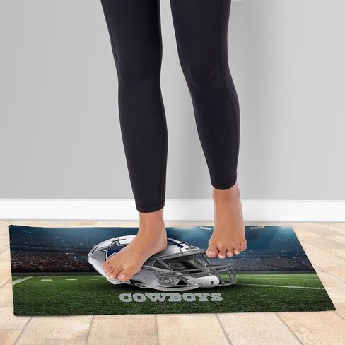 شمال غرب شركة NFL Dallas Cowboys سجادة قابلة للغسل ، 20 "× 32" ، والمناظر الطبيعية ، وألوان الفريق in Saudi Arabia