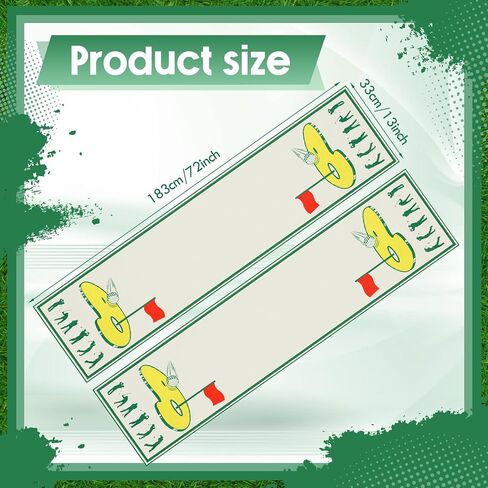 2 Pack Golf Table Runner 13 x 72 inches Golf Party Table Decorations for Birthday Party Dining Room Kitchen Tabletop Home Decor in Kuwait