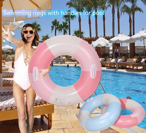 أنابيب حمام السباحة 2pcs قابلة للنفخ في المسبح للبالغين للسباحة البركة المسبح العوام in Kuwait