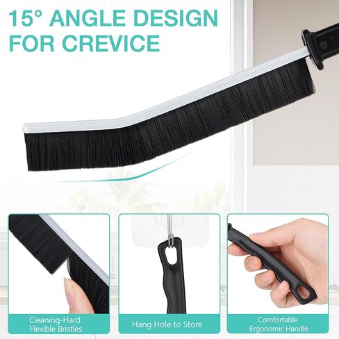 فرشاة تنظيف Crevice ، 12 جهاز كمبيوتر تنظيف الأدوات تنظيف فرشاة ، فرش تنظيف الخشور الصلبة لركن المطبخ للبلاط الحمام الاستخدام المنزلي ، بالوعة ، إبريق الشاي ، زجاجة ، خلاط عملي ودائم in Kuwait