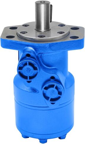 ATO Hydraulic Orbital Motor, 4 Bolts Square Engine Hydraulic Motor Flat Key,with 3 Layers of Rubber Sealing Rings,63cc/rev,for Slews, Sweeper Drives, Augers in Kuwait