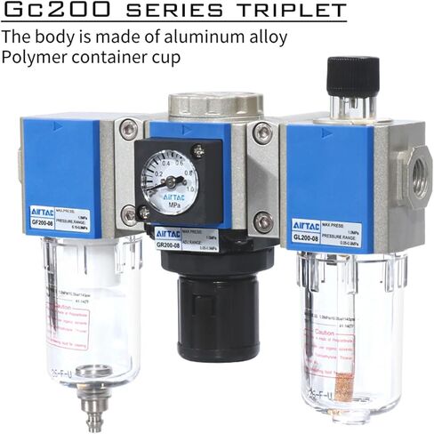 GC200 300 400 600 Pressure regulating Filter of air Processor air Filter Pneumatic Filter(GC20006F1) in Saudi Arabia