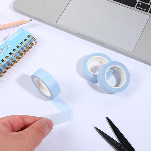 3 لفات فاتحة فاتنة الأزرق الشريط 33 ياردة زخرفية شريط التقني in Kuwait