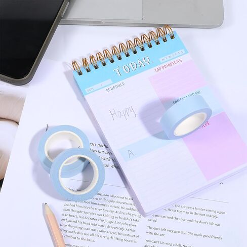 3 لفات فاتحة فاتنة الأزرق الشريط 33 ياردة زخرفية شريط التقني in Kuwait