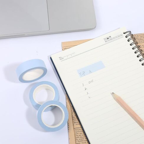 3 لفات فاتحة فاتنة الأزرق الشريط 33 ياردة زخرفية شريط التقني in Kuwait